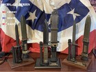 New Display Stand For Us Bayonets    Wwii  Korea  Vietnam    War On Terror