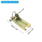 2 Inch 50mm Hook Safety Latch Kit  3 Pack Metal Towing Hitch Replacement Golden