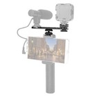 Hot Shoe Extension Bar Mount  Cold Shoe Extension Flash Bracket  Dual Straigh   