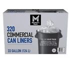 Member s Mark Commercial Can Liners - Clear  10-50 Gallon 