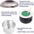 Professional Waxing Kit For Women - Wax Warmer 4x100g Wax Beans  Hair Removal