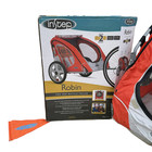 Instep Two Seat Bike Bicycle Trailer Take 2 Kids Single Or Double Folding In Box