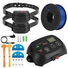 Electric Dog Underground Fence Pet Containment System Shock Collar For 1 2 Dogs