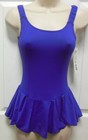 Body Wrappers Girls Ballet Dance Dress Tank Leotard Skirt Attached Purple  3005