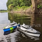 85cm 1 18 Patrol Jetboat 3d Printed Rc Patrol Boat Model Kit Dual Jet Pump Gift