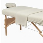 3pc Flannel Massage Table Sheet Set Cotton Blend Double Brushed Soft Spa Linens