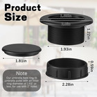 Patio Table Umbrella Hole Ring Plug Cap Set  Outdoor Parasol Table Hole Cover In