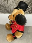 Fao Schwarz Toy Soldier Teddy Bear Stuffed Plush Animal Nutcracker Uniform   Hat