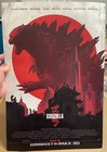Godzilla Imax 13 X 19 Mini Poster 2014 Bryan Cranston Authentic Movie Card Stock