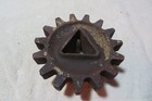 Vintage Rustic Rusty Industrial Machine Age Steel  Gear Steampunk Altered Art
