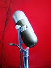 Vintage 1960 s Aiwa Dm-17 Dynamic Pill Microphone Hi Z W Stand   Cable Argonne