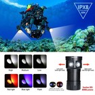 Letonpower B15 Dive Light Underwater Flashlight 8000lumens Underwater Video L   