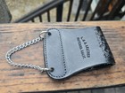 Vintage L    A  Police Leather Belt Chain Heavy Duty Holster Hayward Ca 