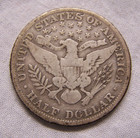 1908 Barber Half Dollar Coin  Circulated Free Shipping 