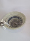 Vintage Southwestern Cowboy Lariat Rope Basket8  Wide 3 5  Tall