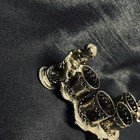 Vintage Filigree  antique Gold Tone  Lipstick Holder With Cherubs Holds 4