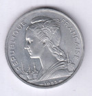 Madagascar Malagasy French 5 Francs 1953 Bu Grade  mad106 
