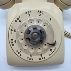 Vintage Bell Western Electric Beige Rotary Desk Phone L m 500 -1974