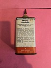 Vintage Mobil Household Handy Oil Tin Oiler Can-winged Pegasus-4 Ounce