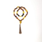 Handmade Muslim Tasbih From Natural Baltic Amber     Islamic Prayer Beads Gift For