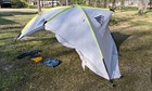 Kelty Sun Shelter Sunshade Portable Shade Shelter White Yellow Synthetic Dome
