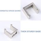 2-pack Brushed Nickel Bath Towel Hooks 2 2  Sus304 Stainless Wall Mount Robe