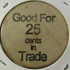 Vintage Monte s Coins   Collectibles Slayton  Or Wooden Nickel - Token Oregon