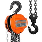 2 Ton Hand Chain Hoist 4400lbs G80 Steel W  Double Pawl Brake   360   Hook