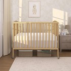 Baby Crib Full Size 2-in-1 Folding Portable Natural 673 N Dream On Me Adjustable