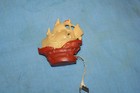 Antique Ship Crosses On Small Top Flags celluloid Tape Measure figural novelty