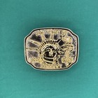 100 Years Of Liberty 1886-1986 Statue Of Liberty Metal Western Belt Buckle