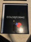 Colorforms Item No  734 W  Spiral-bound Book  350 Pieces  Board 