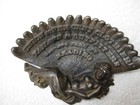 Iron Advertising Tip Tray Union Clothier Tailor Outfit Reading Maiden Mercantile