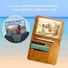 Passport Holder For Travel  Rfid Passport Cover Wallet For Women Men  Pu Leather