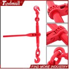 Findmall 4 Pc Ratchet Load Binder 3 8 -1 2  Chain Binder Kit 10ft G80 Hook Chain