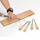 Carving Chisel Kit Woodturning Wood Working Tool Professional Gouge 8 12 Pcs Set