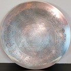 Rare Limitd Edition Vtg Silver Plated Wall Plate 25th Anniversary Israel State 