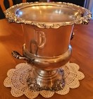 Vintage Wallace Baroque Silver Plate Champagne Wine Ice Bucket 243