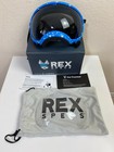 Rex Specs Dog Goggles Uv Sunglasses Adjustable Strap Blue X-large Head 17 5  Box