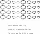 400 Pieces Premium 304 Stainless Steel Split Ring Double Jump Ring Small Key Cha
