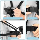 Chest Strap Harness Body Mount Holder For Mobile Cell Phone Action Camera Pov
