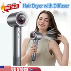 Professional Ionic Hair Dryer - Fast Drying Salon Blow Dryer Quiet   Lightweight