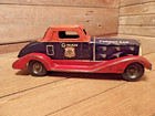 Vintage 1930 s G-man Pursuit Wind Up Toy Car By Louis Marx   Co  - Parts 