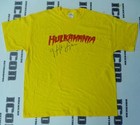 Hulk Hogan Signed Wwe Hulkamania T-shirt Psa dna Coa Autograph Wrestlemania Wwf