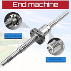 Sfu1605 1204 2005 2505 Ballscrew   Single Machine Ballnut L300mm-1500mm For Cnc