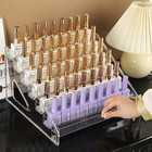 1pc Clear Acrylic Nail Polish Display Rack 5 6 7 Tier Cosmetic Organizer - New