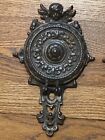 Pair Of Vintage Cast Iron Candle Sconces Cherubs Indoor Outdoor Garden Plants