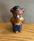 Working Vintage J chein   Co  Tin Litho  Toy Windup Bear 1930   s Dancing Walking