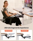 Klearlook Upgraded Ergonomic Keyboard Tray Under Desk  Adjustable Sliding Key   