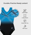 Gk Glitz   Glam Gymnastics Leotard For Girls With Matching Scrunchie Blue